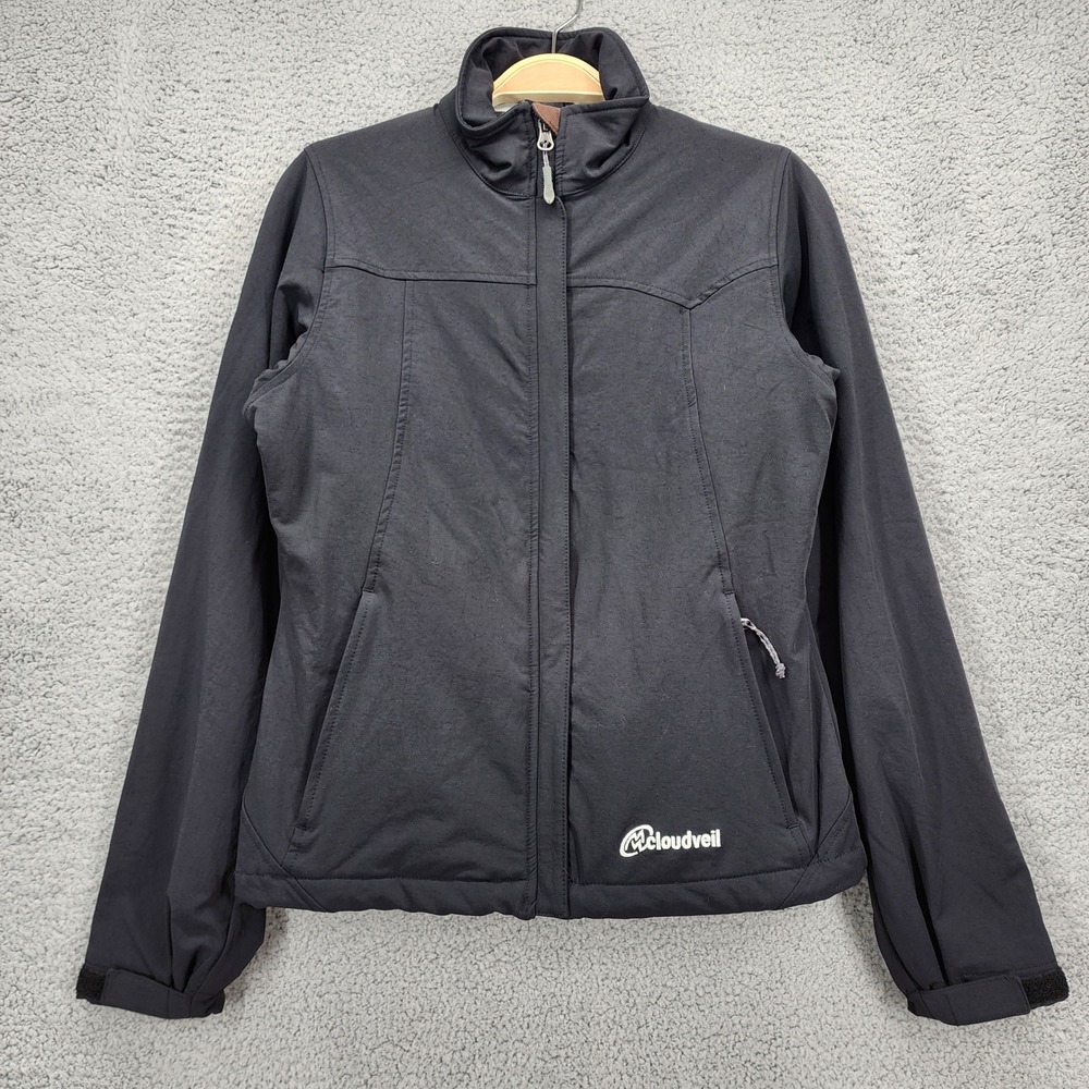 Cloudveil‎ Womens Primaloft Insulated Softshell Jacket Black Small RN77113